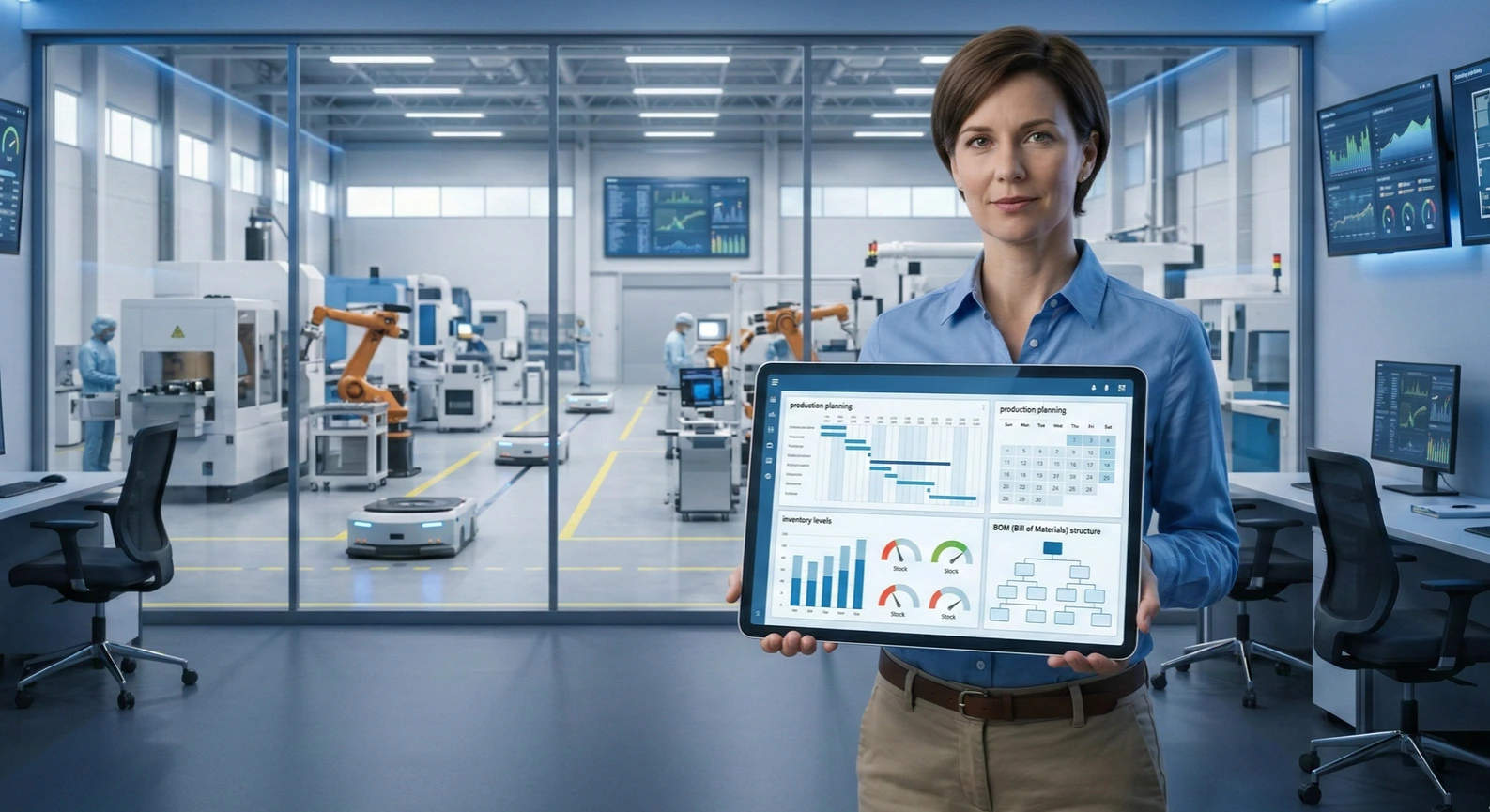 Dashboard การผลิตแบบ Real-time