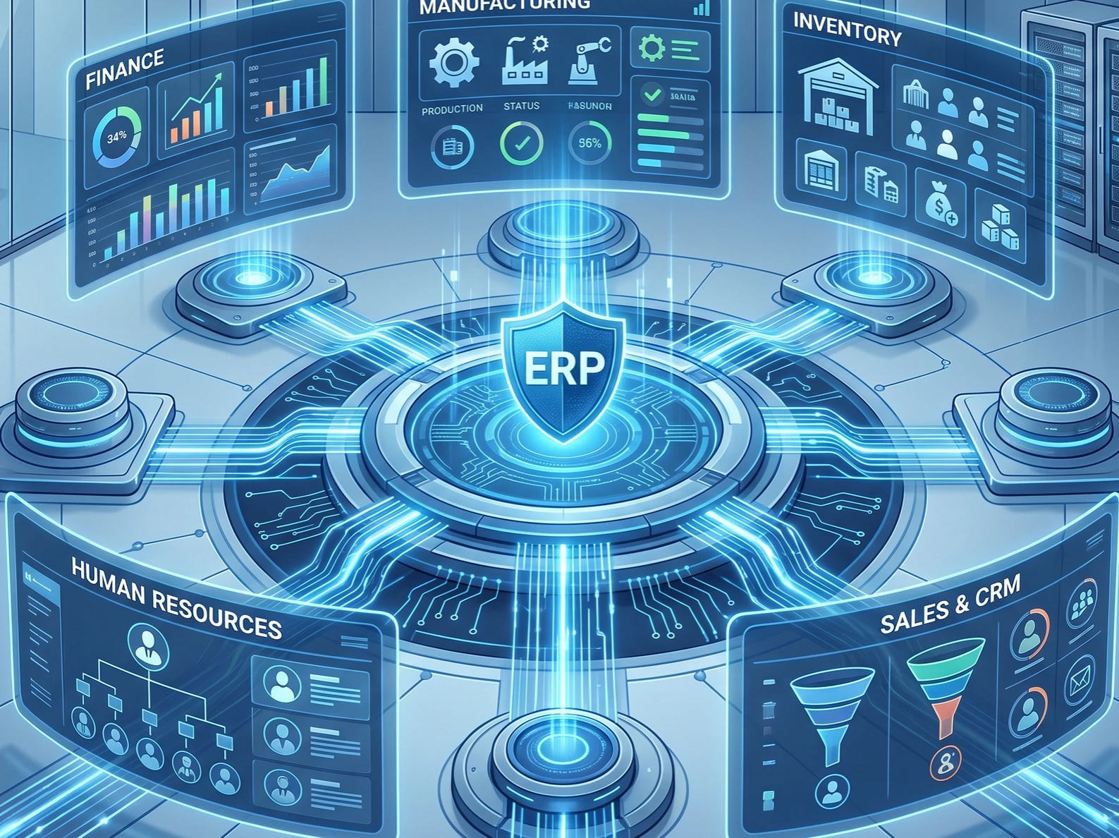ERP เป็นศูนย์กลางของธุรกิจ
