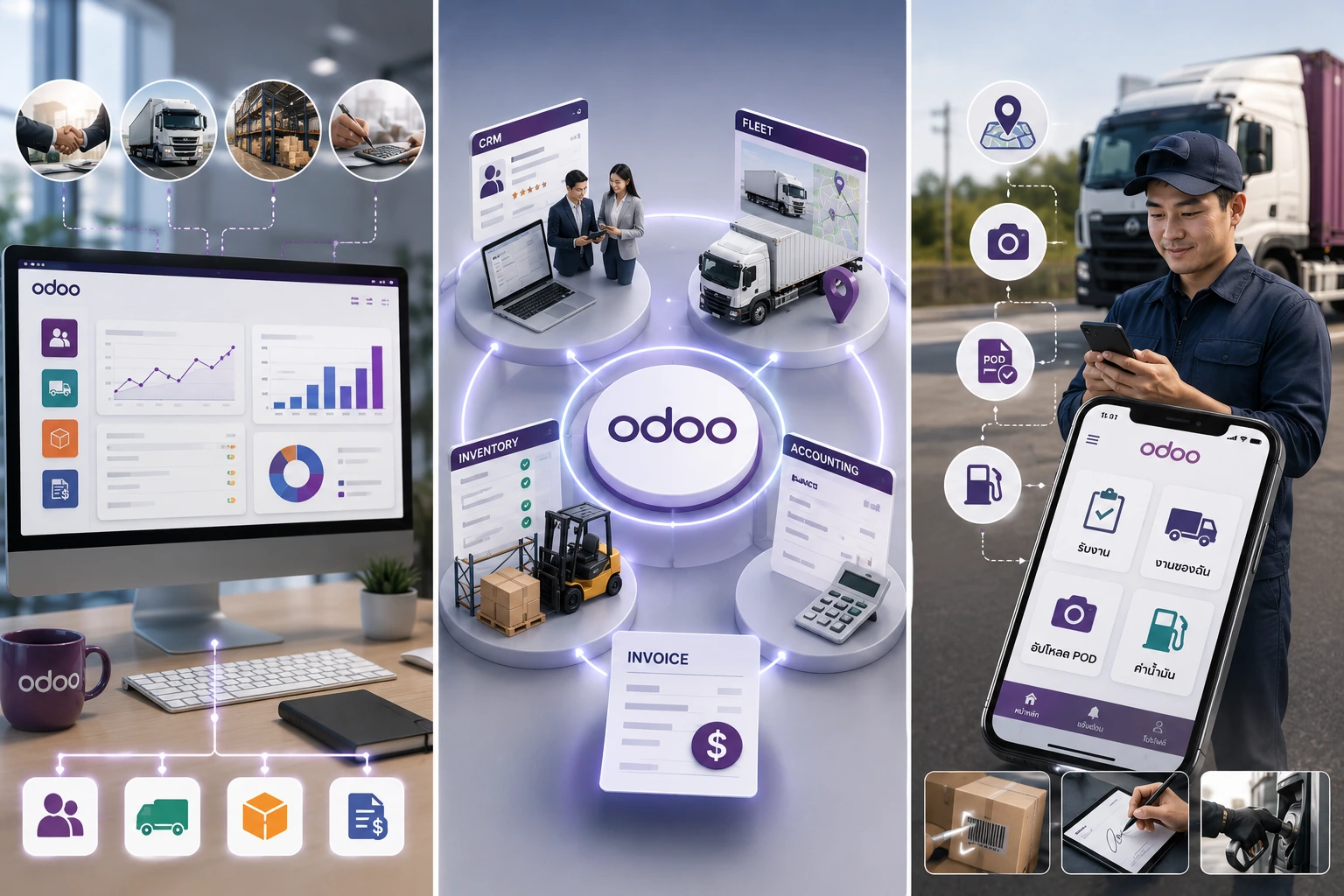  Odoo logistics By Cybernetics+